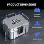 Battery Storage Case for 12 AA and 18 AAA Battery, 3D Printing PETG Waterproof - Image 7