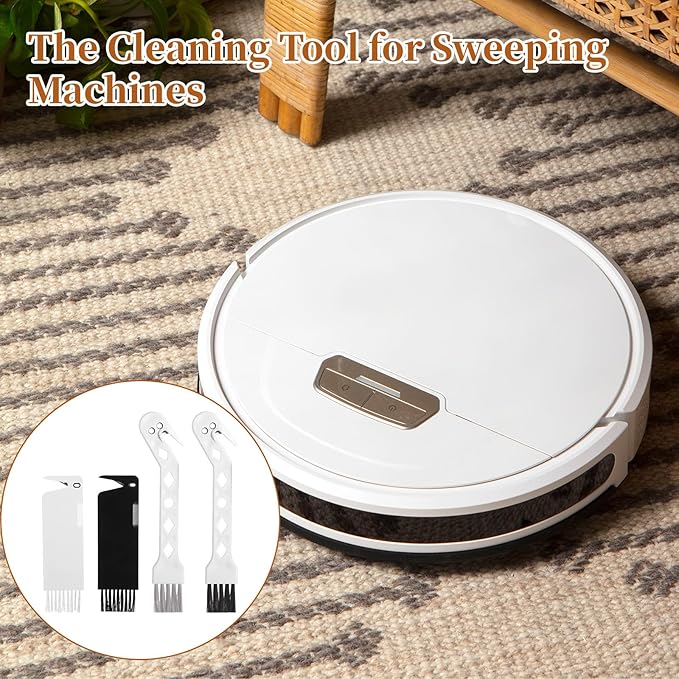 4 PCS Handheld Vacuum Cleaner Brush, Universal Dust Brush, 2 in 1 Vacuum Roller - Image 7