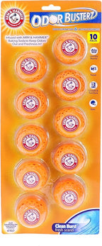 Arm & Hammer OdorBusterz® Odor Eliminator Balls, Clean Burst, Hampers & Small by ARMHAMMER