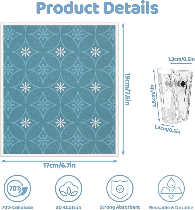 Needbrock 6 Pack Swedish Dishcloths - Image 2