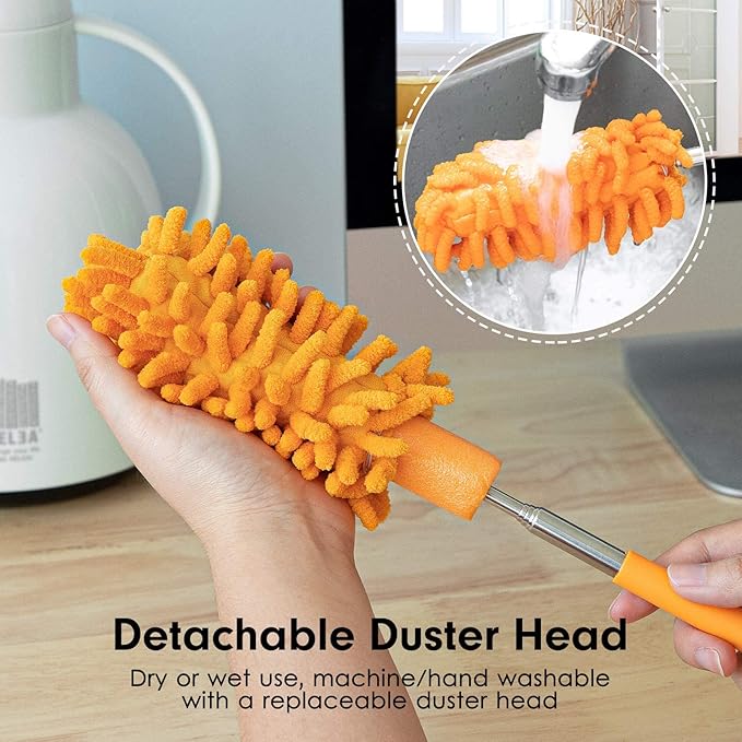 Microfiber Duster for Cleaning, Tukuos Hand Washable Dusters - Image 2