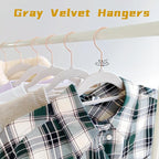 Gray Velvet Hangers 30 Pack - Image 5
