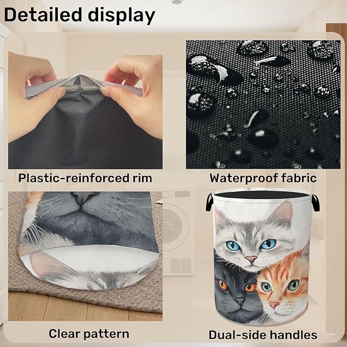 Cat Laundry Basket - Image 5
