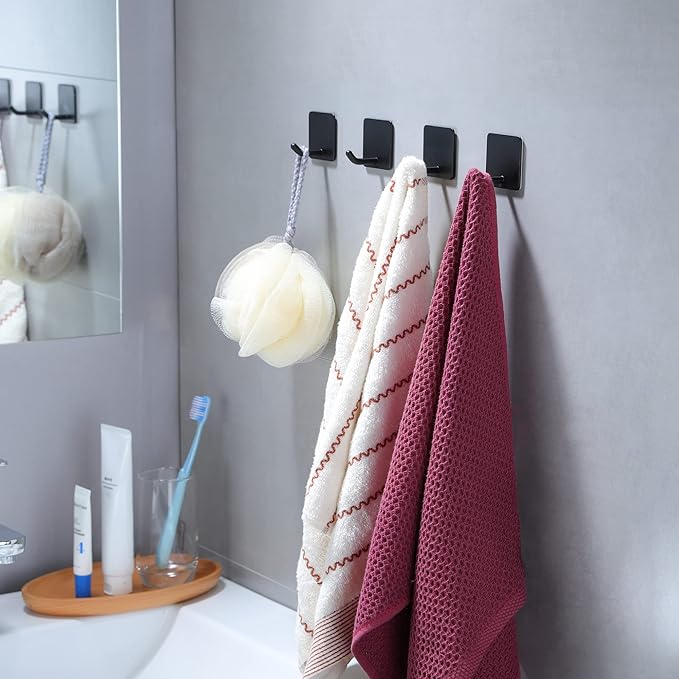 YIGII Adhesive Towel Hooks - Image 4