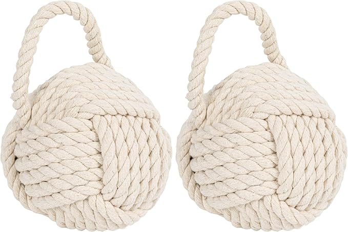 Creative Co-Op Nautical Rope Knot Door Stop by CreativeCo-Op