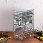BTSKY Clear Plastic Battery Storage Organizer - Image 8