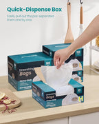SONGMICS Trash Bags for 8-Gallon Trash Cans, Drawstring Kitchen Garbage Bags - Image 4