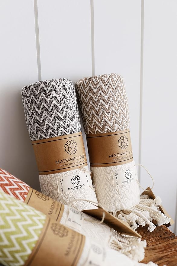 Madamelique Exclusive Hand Towels Set of 2-18 x 40 Inches - Image 7