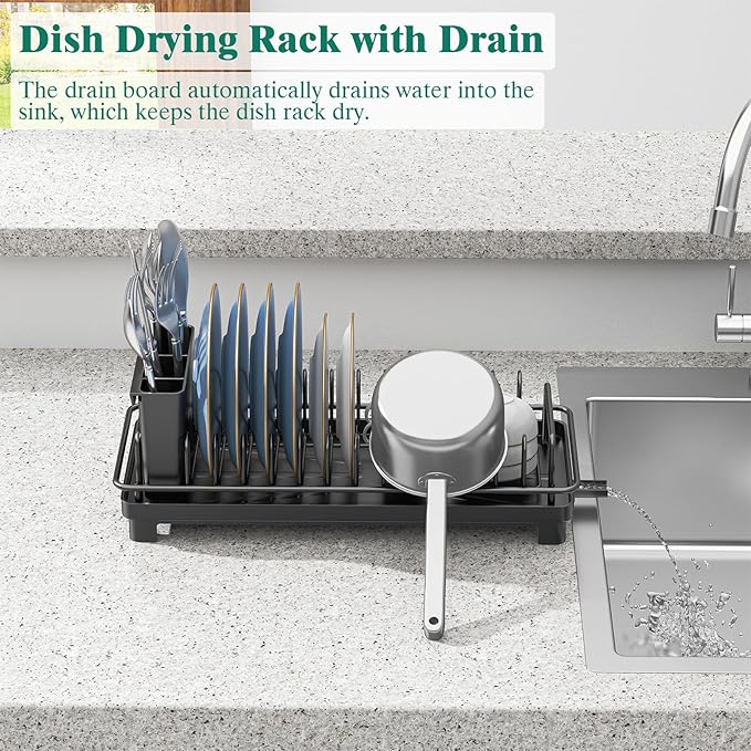 Small Sink Dish Drying Rack - Image 6