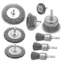 Wire Brush for Drill Set 9Pcs, Abrasive Wire Wheel for 1/4 Inch Hex Shank by Friendsofyourgarden