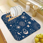 Dish Drying Mat for Kitchen Counter 16x18 Inch, Super Absorbent Dish Drainer Mat - Image 2