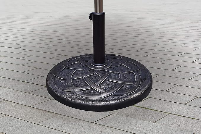 BACKYARD EXPRESSIONS PATIO · HOME · GARDEN 911554 21 Pound Umbrella Base, Bronze - Image 13
