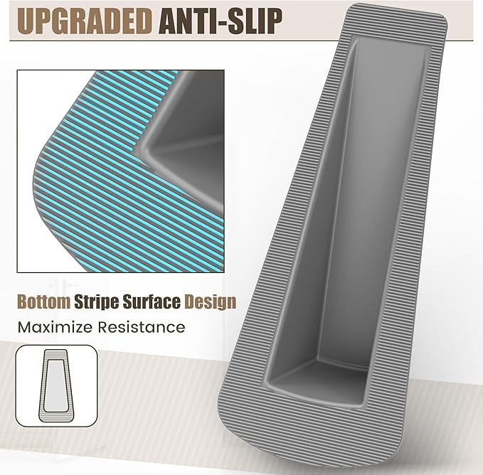 Crosize 5 Pack Door Stoppers for Bottom of Door, Premium Rubber Gate Door Stops - Image 2