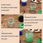 Honeydak 2 Pcs Paint Brush Cleaner - Image 6