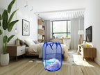 Mesh Laundry Hamper, Pop Up Laundry Basket, Collapsible Clothes Storage Bin - Image 5
