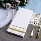 FOCUSLINE 200 Linen Feel Disposable Bathroom Napkins, Soft and Absorbent Paper - Image 3