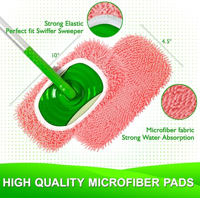 Reusable Microfiber Mop Pads - Image 2