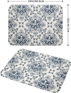 Bohemian Grey Retro Dish Drying Mat - Image 2