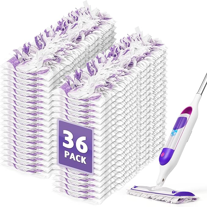 AIR U+ 36 Pack Disposable Power Mop Pads Refills by AIRU