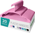 NEATERIZE Clothes Hangers Plastic 20 Pack by Neaterize