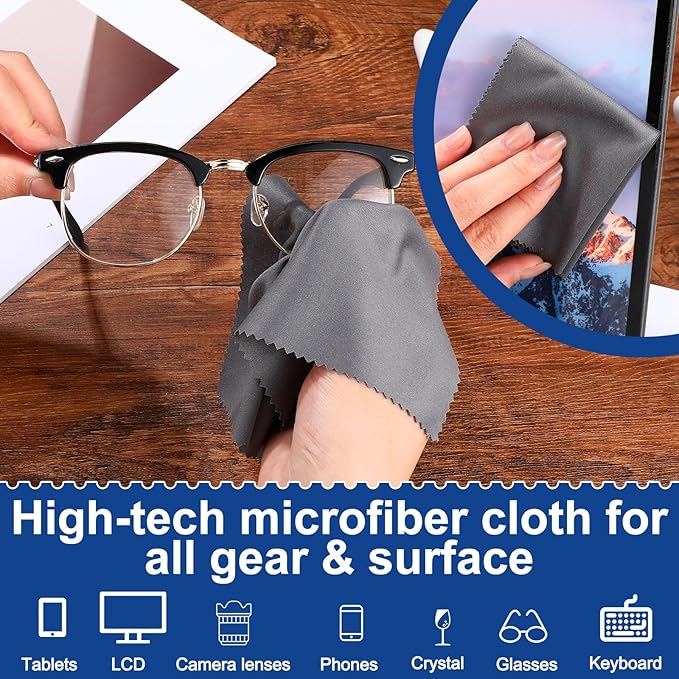 Frienda 50 Pcs Microfiber Cleaning Cloth - Image 4