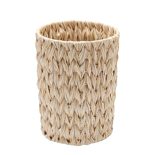 GRANNY SAYS Small Wicker Trash Can, 2 Gallon Bathroom Waste Basket, Small by GRANNYSAYS