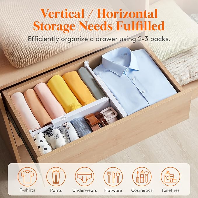Lifewit 14 Pack Drawer Dividers - Image 5