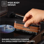 Big Fudge Vinyl 2-in-1 Wooden Record Cleaning Brush - Image 5