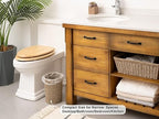 StorageWorks Wicker Waste Basket, Small Trash Can - Image 3