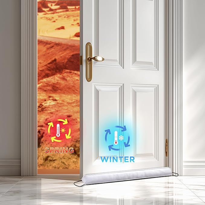 Sunolga Door Draft Stopper Blocks Hot and Cold Air - Image 5