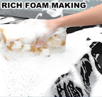 Car Wash Sponges, 5 Pack, Extra Soft Coral, Scratch Free, 8.3x4.38x2.8 inches - Image 2