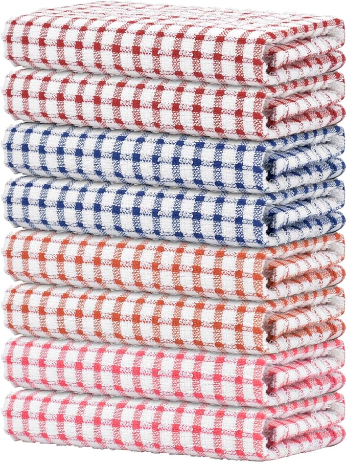 Nialnant 8 Pack Kitchen Towels, Dish Towels by Nialnant