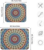 Bohemian Mandala Dish Drying Mat - Image 4
