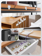 Adhesive Wire Management, Adjustable Cable Straps, Sticky-Back Cord Organizer - Image 3
