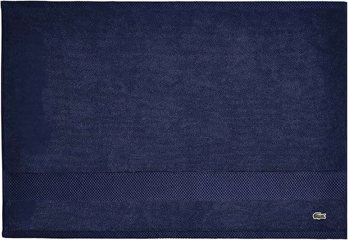 Lacoste Heritage 100% Supima Cotton Tub Mat, Premium Super Soft Bath Towel by LACOSTE