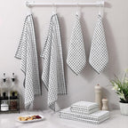 Homaxy Kitchen Towels and Dishcloths Set, 16 x 25 and 12 x 12 Inches, Super - Image 7