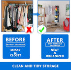 Closet Organization, 24 Section, Hanging Closet Organizer, Space saving - Image 4
