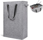Odonata Slim Laundry Hamper Handles Collapsible Laundry Basket Thin Dirty by Odonata