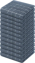 Mordimy 100% Cotton Terry Cloth Dish Cloths, Soft and Absorbent Checkered Dish by Mordimy