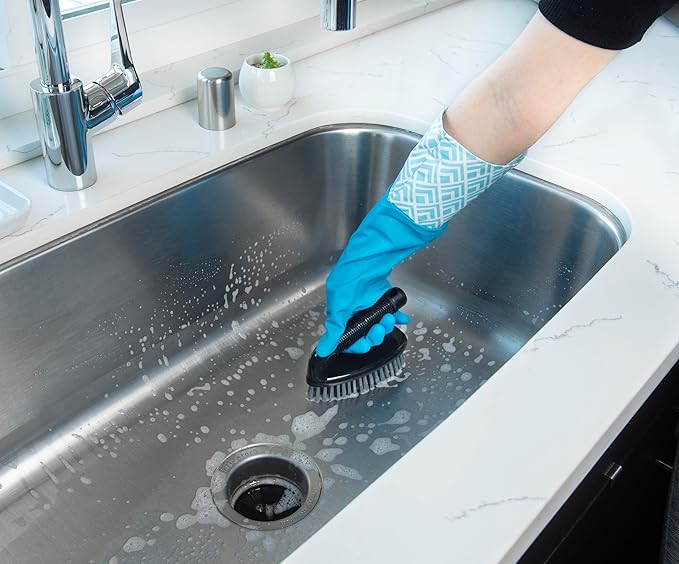 Glam Gloves, Latex Cleaning Gloves, Extra Long Gloves - Image 7
