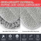 HOMTOYOU Microfiber Hardwood Floor Mop: Dust Spray Mops - Image 3