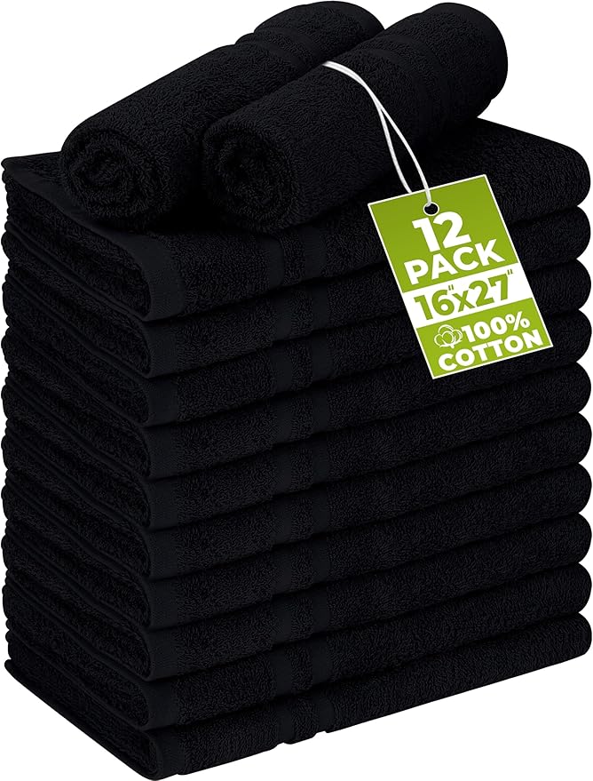Utopia Towels Cotton Bleach Proof Salon Towel 16 by 27 inches, Bleach Safe Gym by UTOPIATOWELS