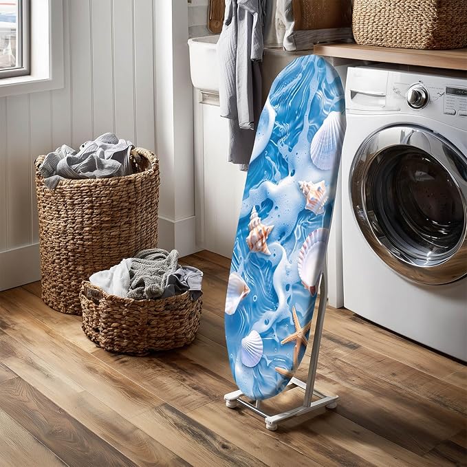 Summer Ocean Shell Ironing Board Cover Stretch Fabric - Image 6