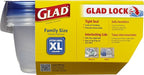 Glad Family Size Food Storage Containers, XL Square - Image 3