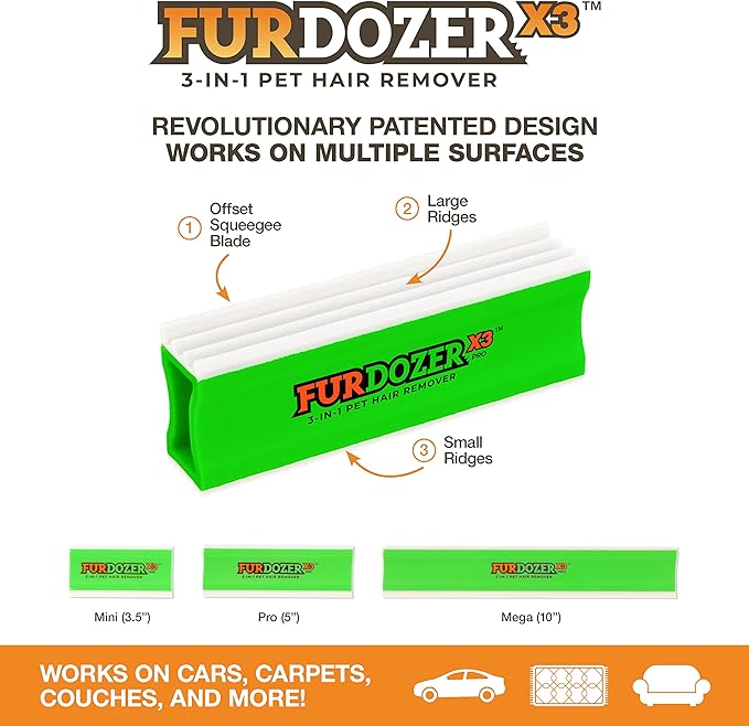 FurDozer Pet Hair Remover & Auto Detailing Tools - Image 3