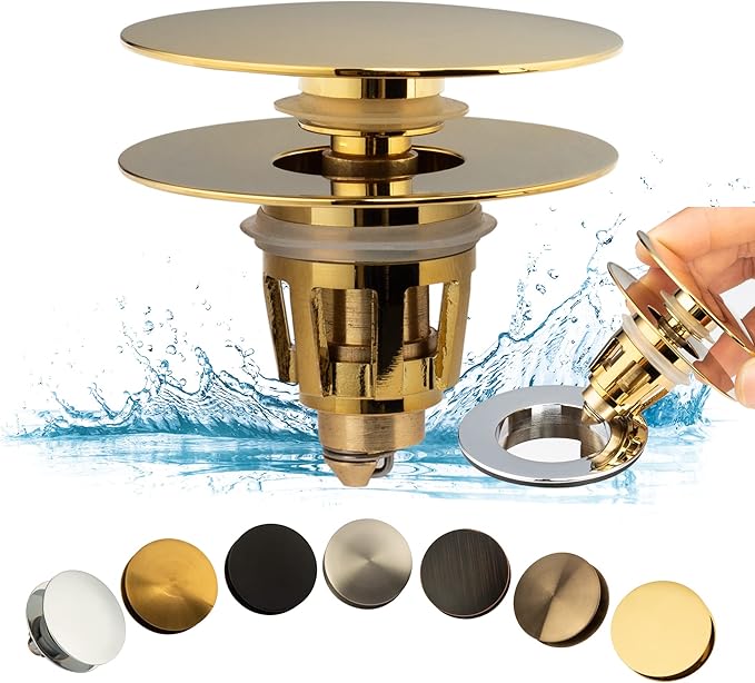 Artiwell Universal Bathroom Sink Drain Stopper, Fits Most Pop-Up Drains by Artiwell