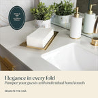 100-Pack Servietto Disposable Linen-Feel Guest Towels - Image 2