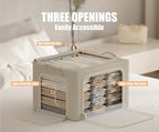 3 Opeings Large Clothes Storage Bins - Image 3