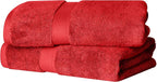 SUPERIOR Egyptian Cotton Pile Bath Towel Set of 2, Ultra Soft Luxury Towels - Image 2