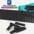 RIVEDA 50pcs Colored Wooden Clothes Pins, Clothespins - Image 8
